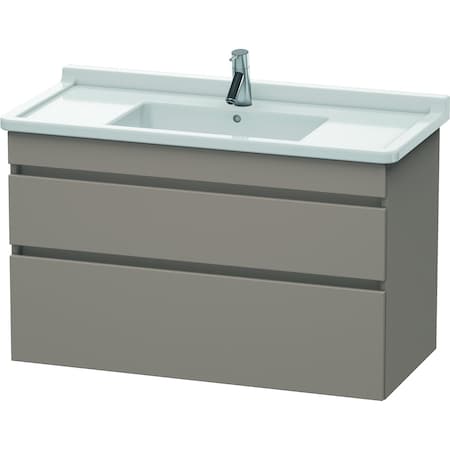 Ds Vanity Unit #030410 Basalt Matt 618X1000X470mm Wall-Mounted